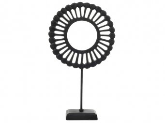 AK.IU0205 BLACK DEKORATF OBJE H39*26*8,5 CM